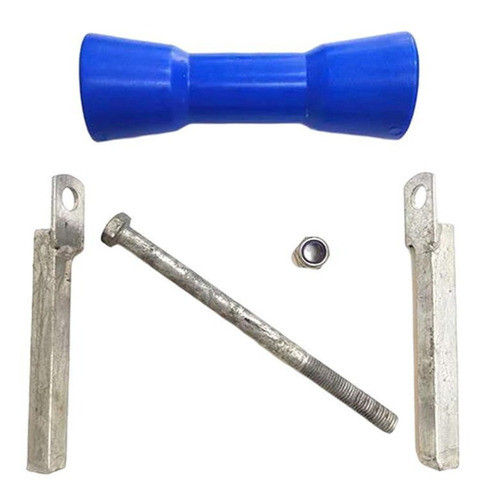 Rodillo De Trailer Con Soporte Galvanizado Quilla  Nautica 0