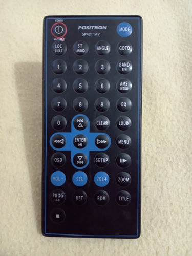 Controle Para Dvd Automotivo Positron Sp4211av 0