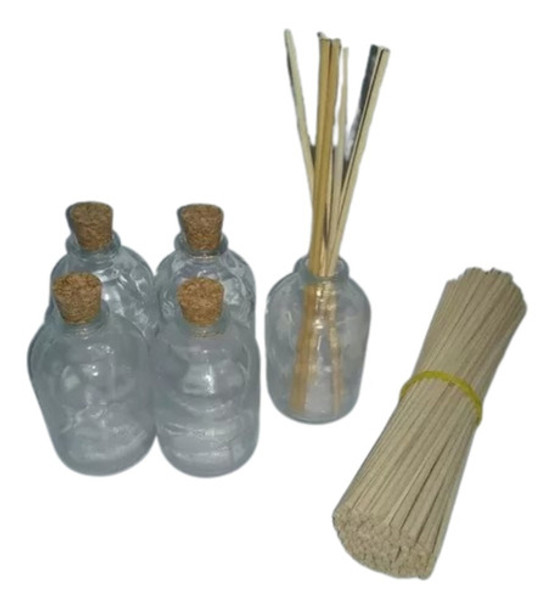 Frasco Vidrio Vial 50 Cc X 25 Con Corcho + 150 Varillas 0 Frasco Vidrio Vial 50 Cc X 25 Con Corcho + 150 Varillas 0