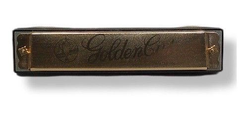 Armónica 16 Agujeros Golden Cup Dorada. 0