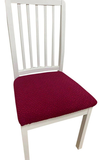 Capa De Assento De Cadeira Velvet Xadrez Jacquard Slipcover 0 Capa De Assento De Cadeira Velvet Xadrez Jacquard Slipcover 0