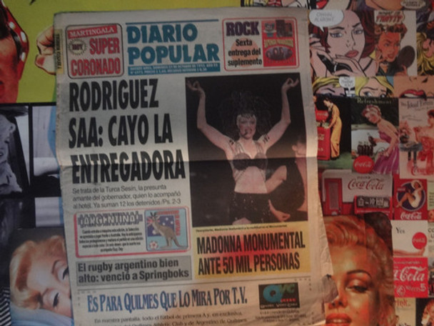 Madonna Clipping Madonna En Argentina River 1993 0