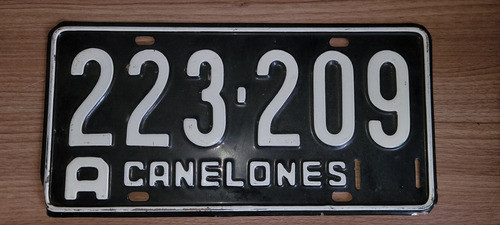 Matricula De Canelones  223209 Conf 0