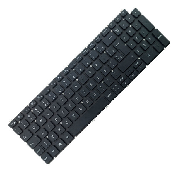 Teclado Para Notebook Vostro 3501 P90f - Preto 0 Teclado Para Notebook Vostro 3501 P90f - Preto 0