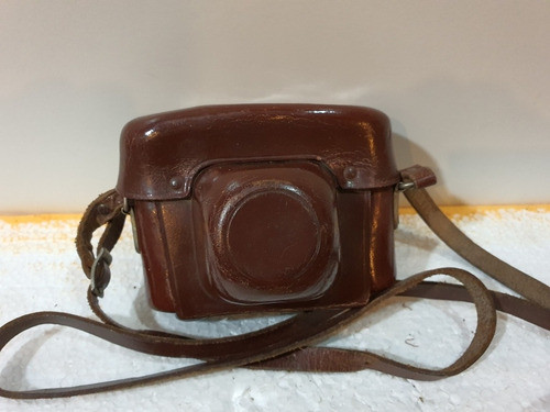 Antigua Camara-estuche Voigtlander Original De Cuero-226 0