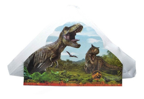 Pack 15 Servilletas + Servilletero Jurassic World Cotillón 0