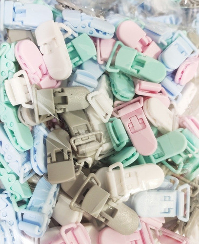 20 Portachupetes Colores Pastel Cocodrilos 0