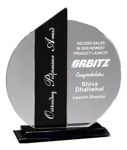 Placa De Acrílico, Trofeos, Premios Diseño Combinado 0