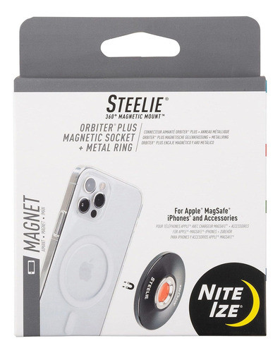 Nite Ize, Inc. Stoms-01-r8 Nite Ize Steelie Orbiter Plus Soc 0