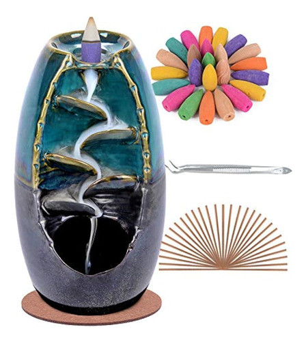 Spacekeeper Soporte De Incienso De Cerámica De Reflujo Quema 0