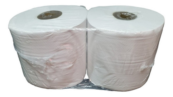 Bobina Toalla En Rollo Blanco Nat S/h Cd300 X 6 Rollos 2.4k 0