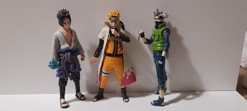 Naruto Sasuke Y Kakashi  Figuras Importadas 0