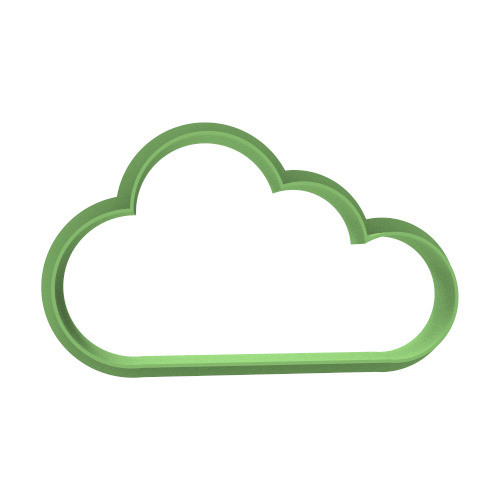 Nube 40x70mm Cortante Para Galletas 0