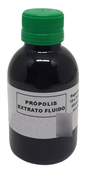 Extrato Fluido De Própolis  Puro  -  Com 100ml 0 Extrato Fluido De Própolis  Puro  -  Com 100ml 0
