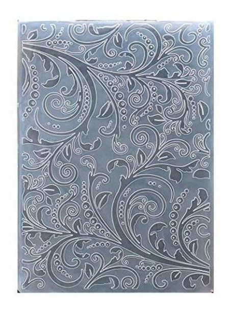 Plantilla Plastica P/maquina De Gofrado De Papel Mod.organic 0