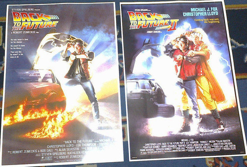 Posters Back To The Future Lote X2 Volver Al Futuro I & I I 0