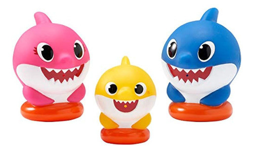 Set De Baño Temático De Tiburón Bebé Con Figuras De Baño De 0