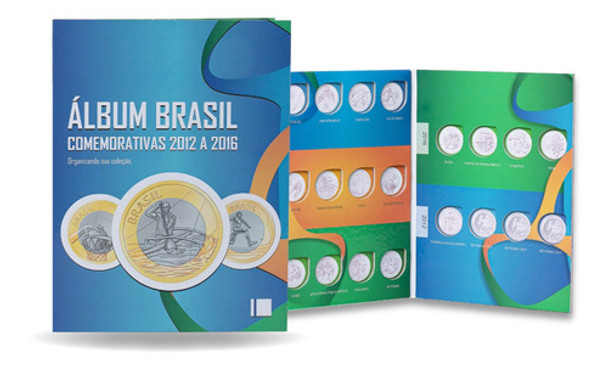3  Álbuns Porta Moedas Jogos Olímpicos Rio 2016 0