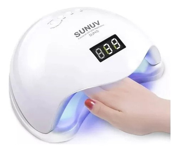 Lampara Uv Led Secador Uñas Profesional En Gel Premium 48w 0