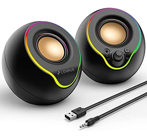 Lenrue Altavoces Para Computadora De Escritorio, Bluetooth 5 0
