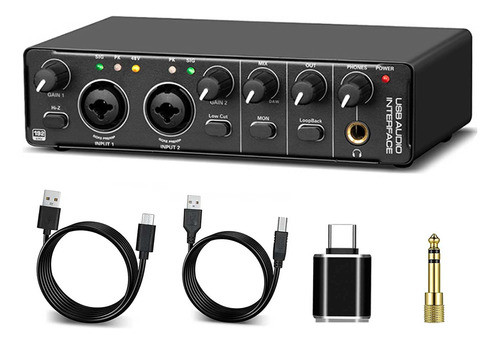 Interfaz De Audio Usb, Interfaz De Audio Rhm 2 En 2 Salidas 0