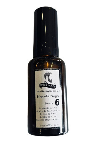 Aceite Para Barba - Etiqueta Negra X 30 Ml Bomba Gota 0