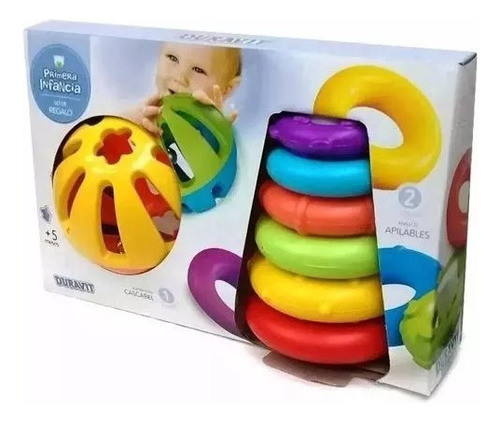 Primera Infancia Set De Regalo Duravit Anillos Y Cascabel 0