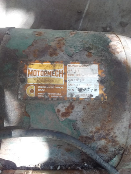 Motor Monofasico Funcionando 0