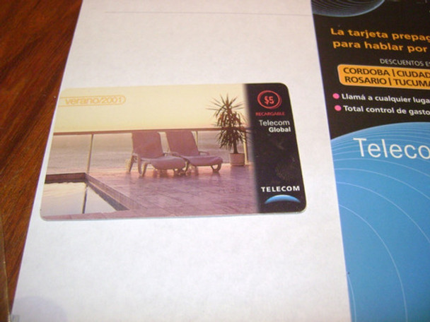 Tarjeta Telefonica De Coleccion Telecom Global 1 Con Foulder 0 Tarjeta Telefonica De Coleccion Telecom Global 1 Con Foulder 0
