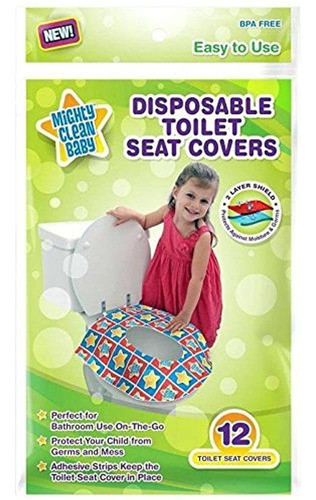 Poderoso Bebe Limpio Desechable Asiento De Inodoro Cubre 0