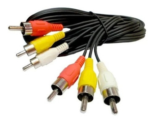 Cable Rca 3 Rca A 3 Rca Macho 1,5 Metros 0