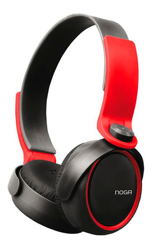 Auricular Noganet Headset Ng-904 Rojo Fact A-b 0