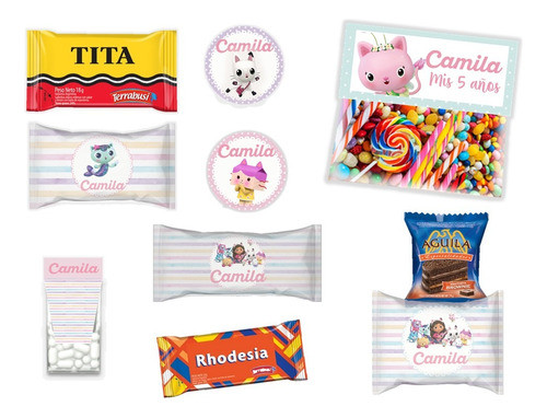 Kit Editable Gabby´s Dollhouse/la Casa De Muñecas De Gaby 0