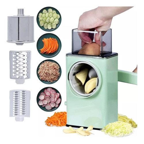 Ralador De Queijo Fatiador Legumes Cortador Vegetais Manual 0