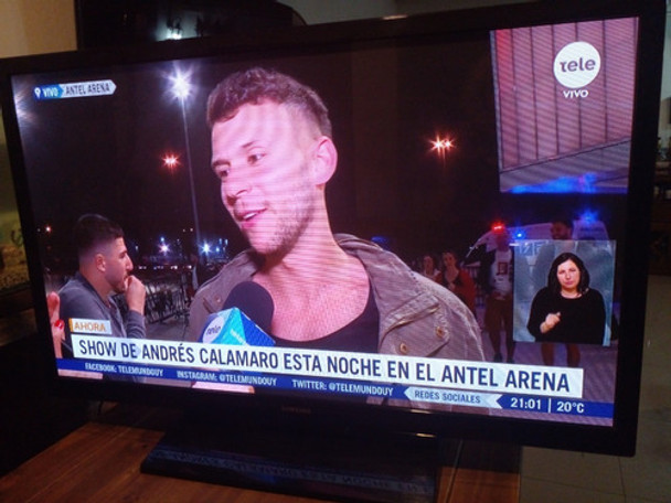 Tv Plasma Samsung 43  Con Soporte Para Colgar 0