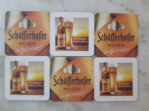 6 Posavasos Cerveza Doble Faz 0