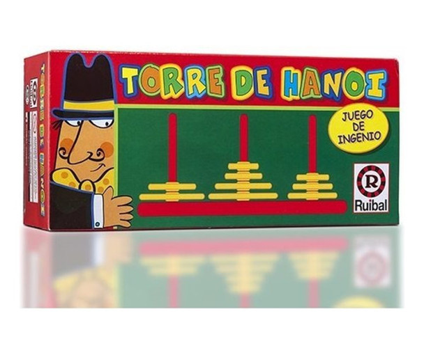 Torre De Hanoi Juego De Ingenio Ruibal El Original 0