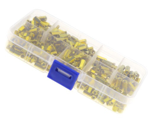 Kit Surtido De 300pcs M3 Latón Espaciador Separador Hexagona 0