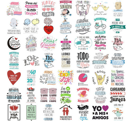 Mega Pack Premium Frases Sublimacion Almohadones 0