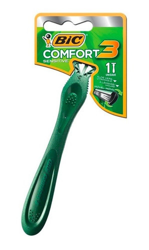 Aparelho De Barbear Bic Comfort 3 Lâminas Sensitive C/2 Unid 0