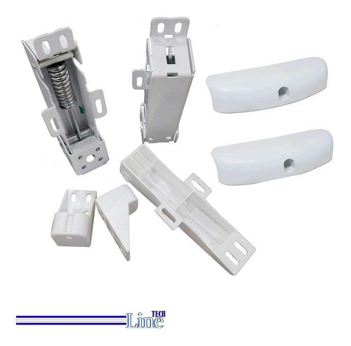 Conjunto De Dobradiça Freezer Horizonta+puxadorl Metalfrio 0