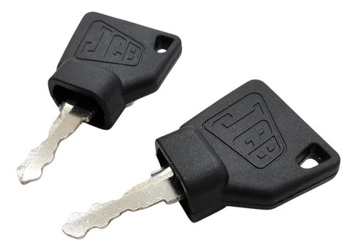 Chave Ignição Retroescavadeira Jcb 214e 3c 3cx 4cx (2 Peças) 0