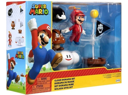 Super Mario Set Diorama Nube 0