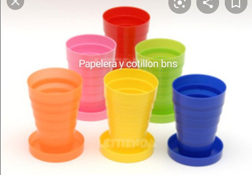 Vasos Telescopicos Plegable Caritas X 10 0