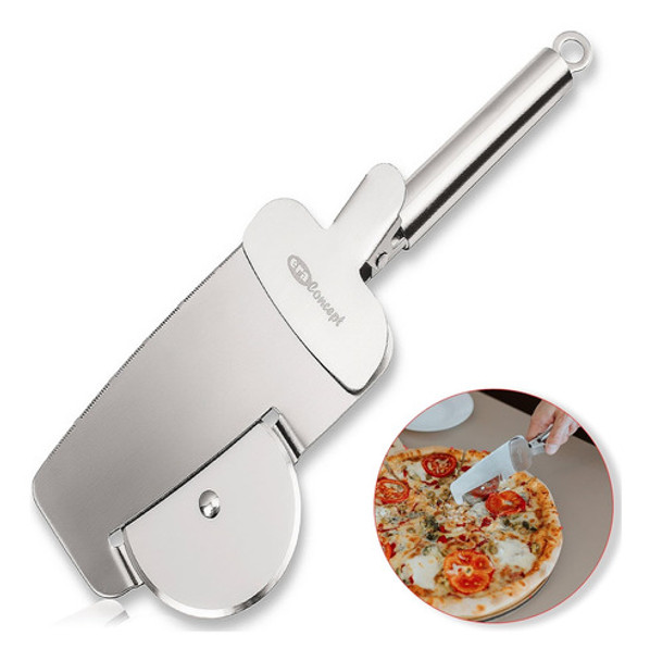 Cortador Pizza Espátula Acero Inoxidable 0