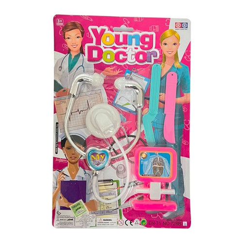 Set Doctora Médico Juguetes Infantiles 4 Piezas 0