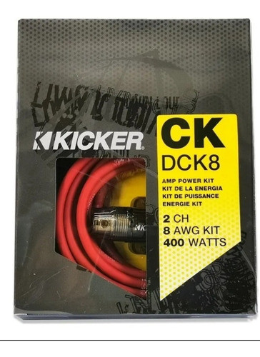 Kit Cables Kicker Dck8 400 Watts Calidad Premium! 0