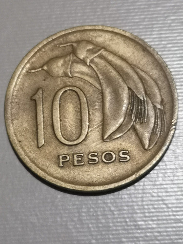 10 Pesos De 1968 Con Error 0