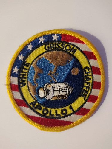 Parche Réplica Original De La Misión Apollo 1 0
