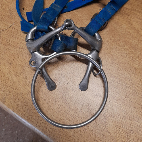 Bridon Freno Dexter Importado Usa Con Cabezada Rienda 0